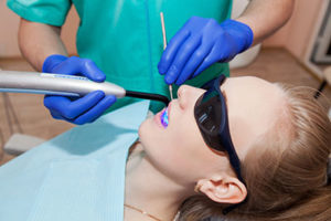 child getting care at a houston sedation dentist